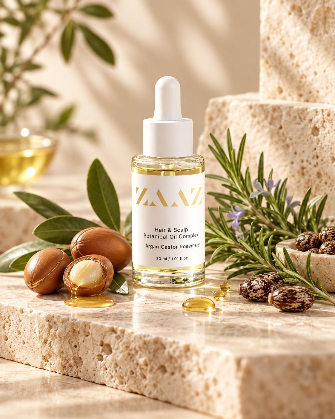 ZAAZ Botanisch Oliecomplex voor Haar & Hoofdhuid