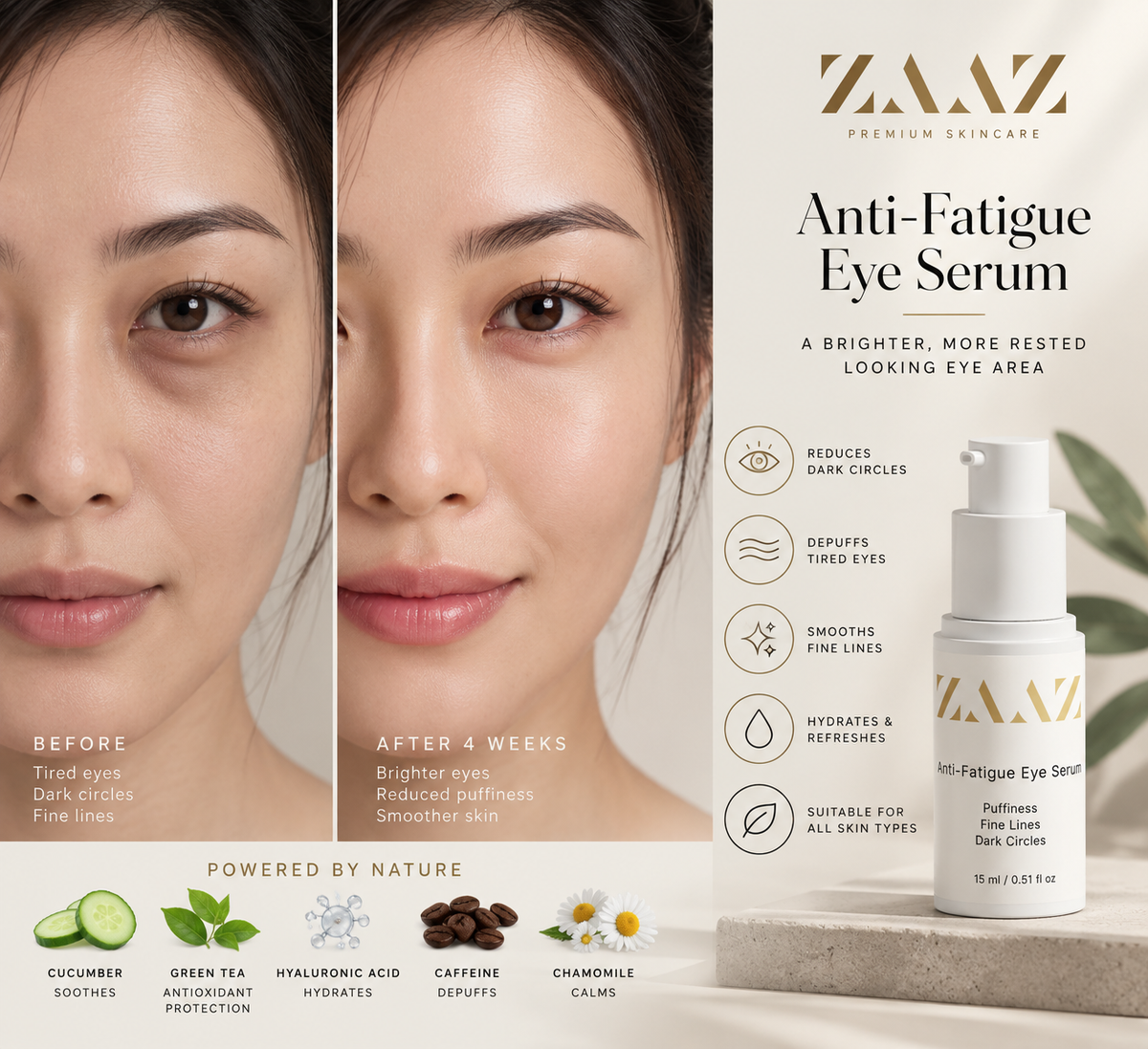 ZAAZ Anti-Vermoeidheid Oogserum