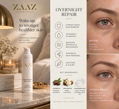 ZAAZ Ceramide Barrier Recovery Nachtcreme
