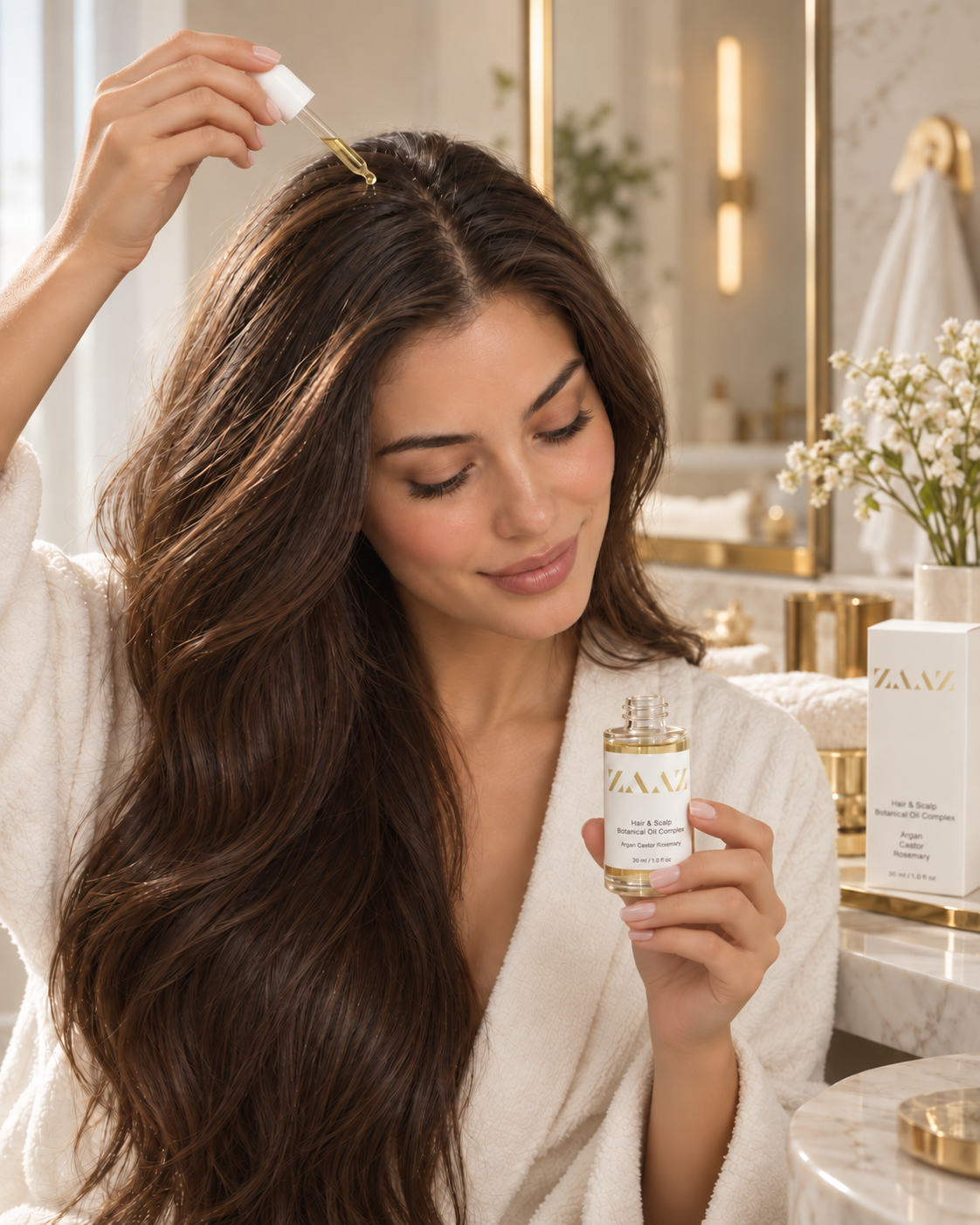 ZAAZ Botanisch Oliecomplex voor Haar &amp; Hoofdhuid