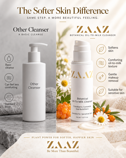 ZAAZ Botanischer Öl-zu-Milch-Reiniger